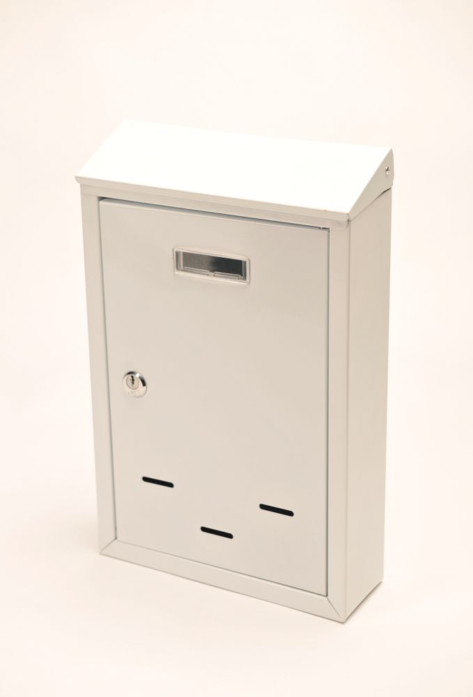 Large Letter Mail Post Box Cage Flap Internal Wall Mounted Mailbox